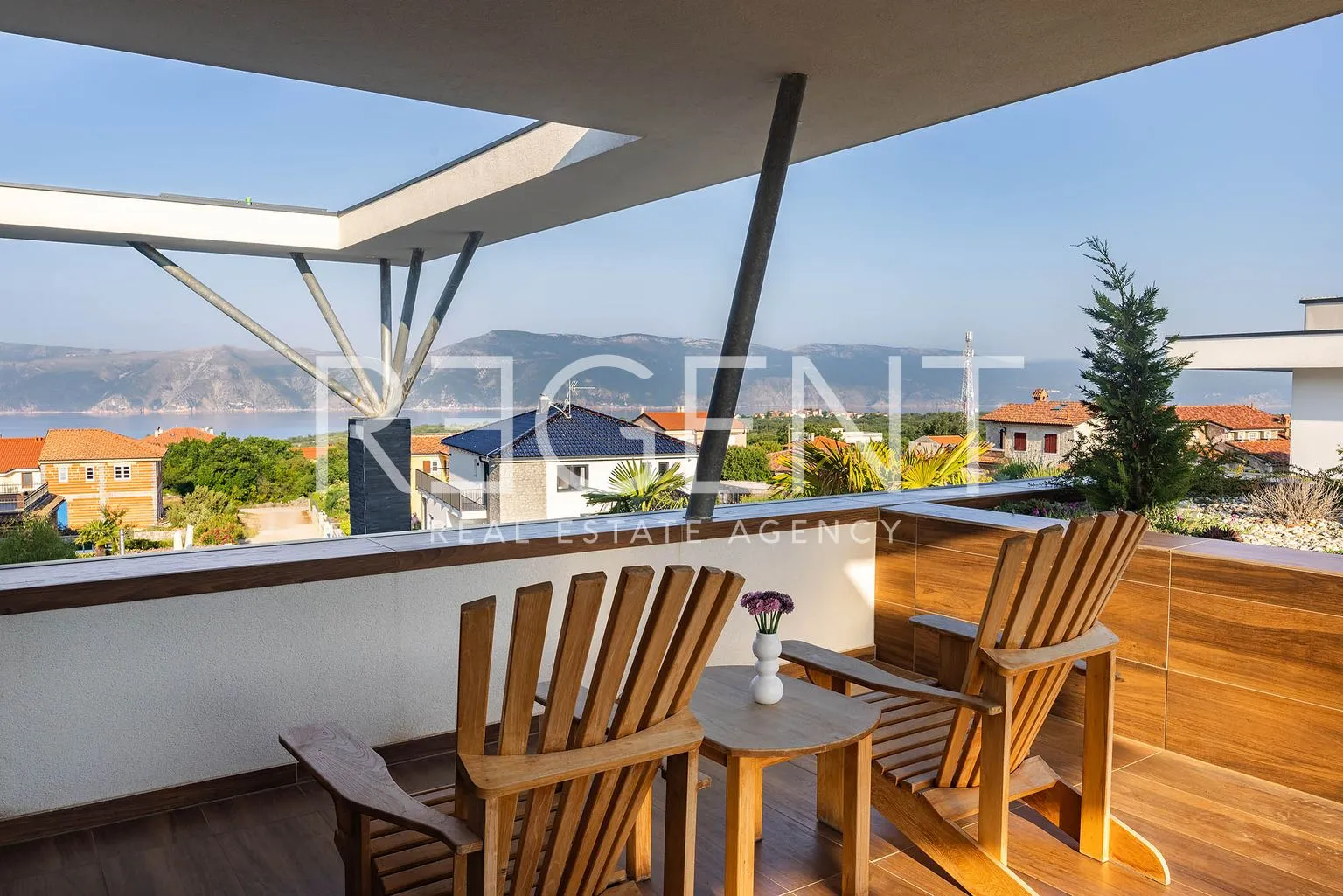 krk, linardići - luksuzna vila s pogledom na more, infinity bazenom i saunom 350m2 - slika 16
