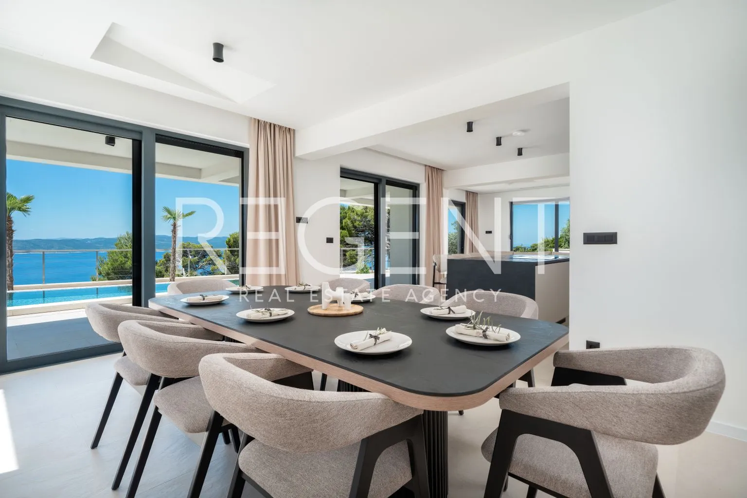 makarska, brela - luksuzna vila s panoramskim pogledom na more 317 m2 - slika 7