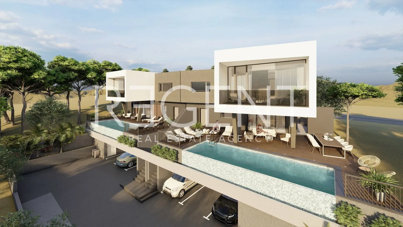 trogir, seget donji - ekskluzivna vila s bazenom i pogledom na more 262 m2 - slika 3
