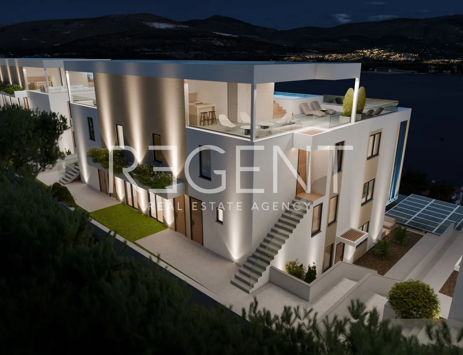 trogir, čiovo – apartman u luksuznom apartmanskom naselju u blizini mora 52,04 m2 - slika 14