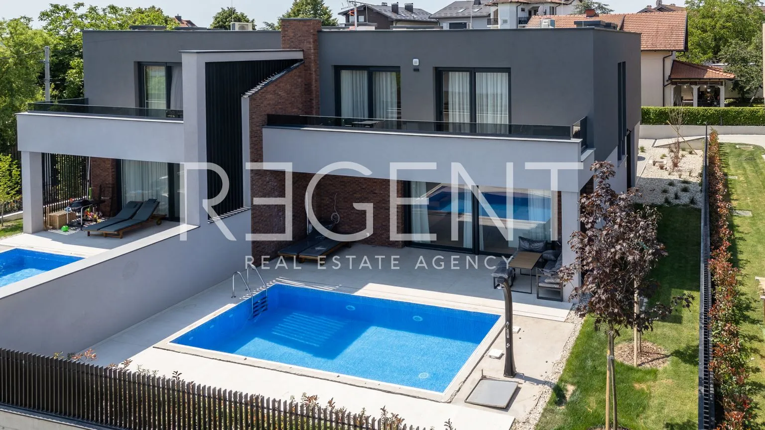 vila 240 m² na najam, gornji bukovac — bazen, garaža - slika 16