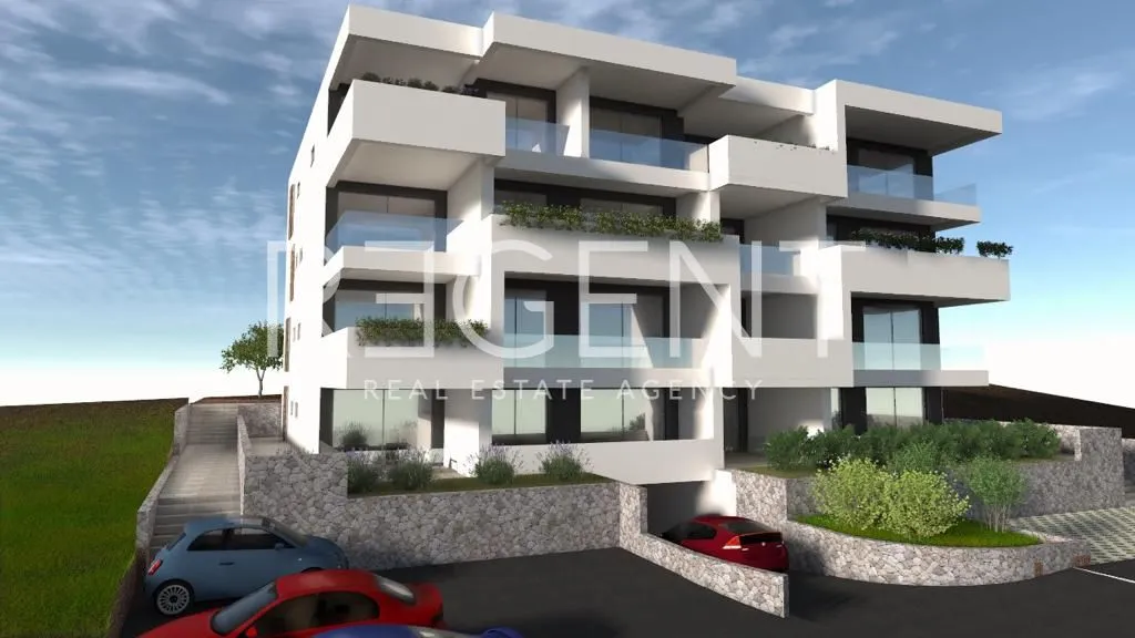 trogir, okrug gornji – dvosoban stan s terasom 68 m2 novogradnja - slika 2