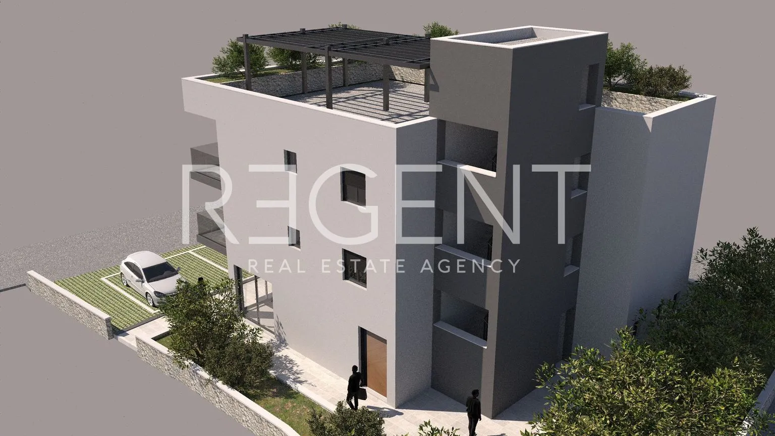 trogir, čiovo - dvosobni stan 64 m2 novogradnja - slika 8