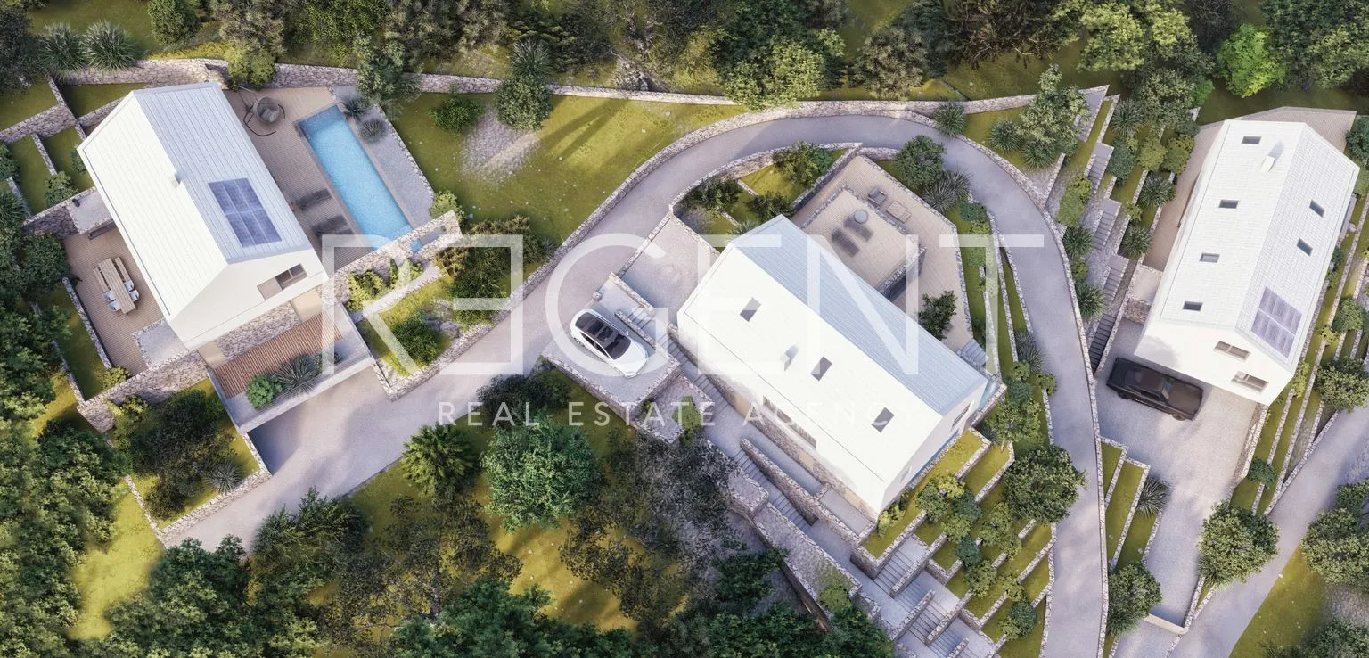 brač, farska- predivno građevinsko zemljište s projektom 2642m2 - slika 6