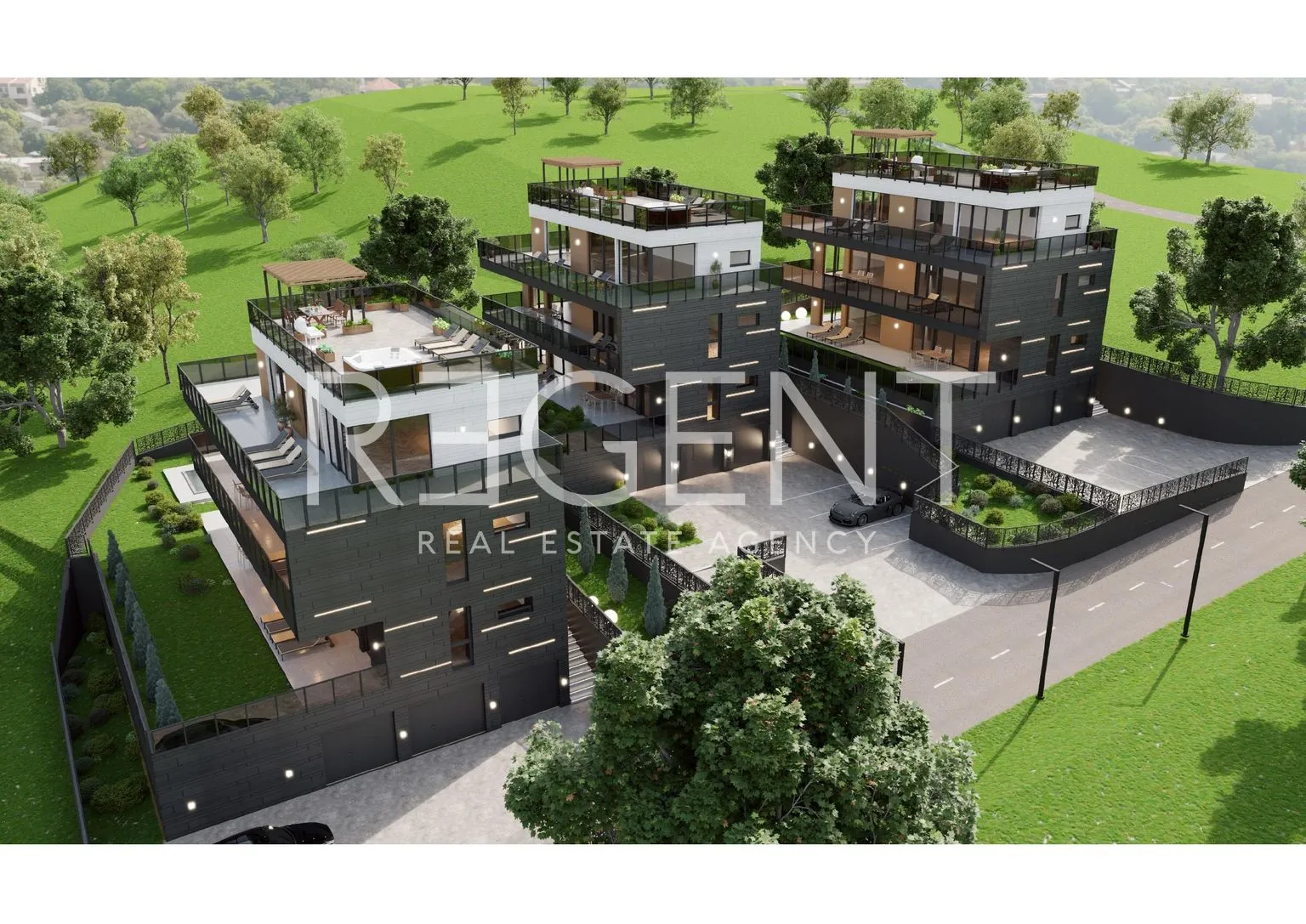 Zagreb, Gračani – penthouse s krovnim vrtom i panoramskim pogledom