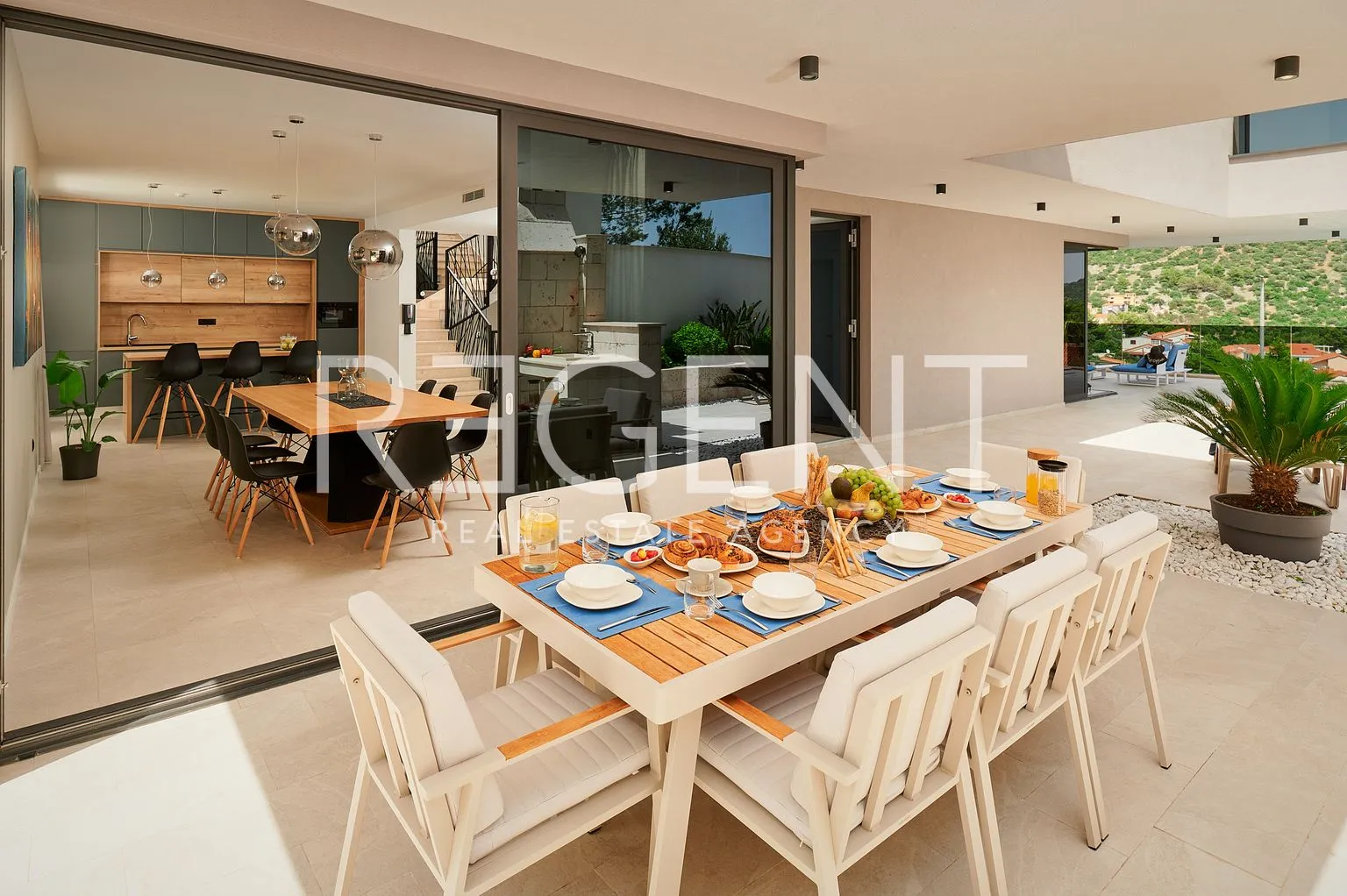 marina hills resort- vila 400 m², 4 ss, bazen 30 m², 150 m od mora - slika 21