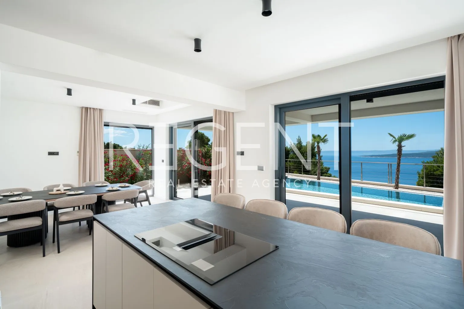 makarska, brela - luksuzna vila s panoramskim pogledom na more 317 m2 - slika 9