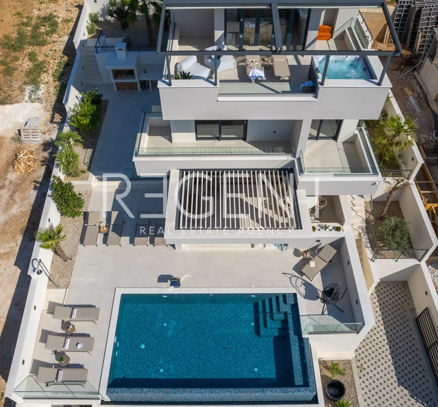 podstrana - moderna luksuzna vila sa bazenom i rooftop terasom - slika 5