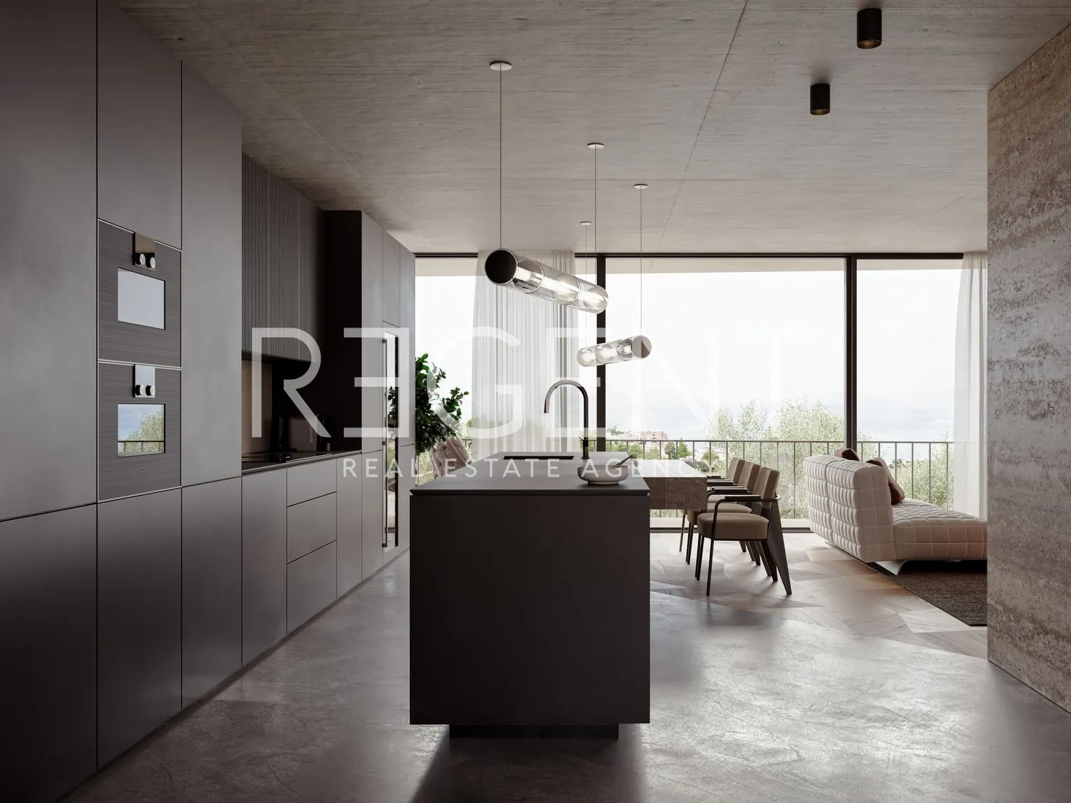 podstrana – stan 45,83m², 1s+db, privatni vrt, garažno parkirno mjesto - slika 2