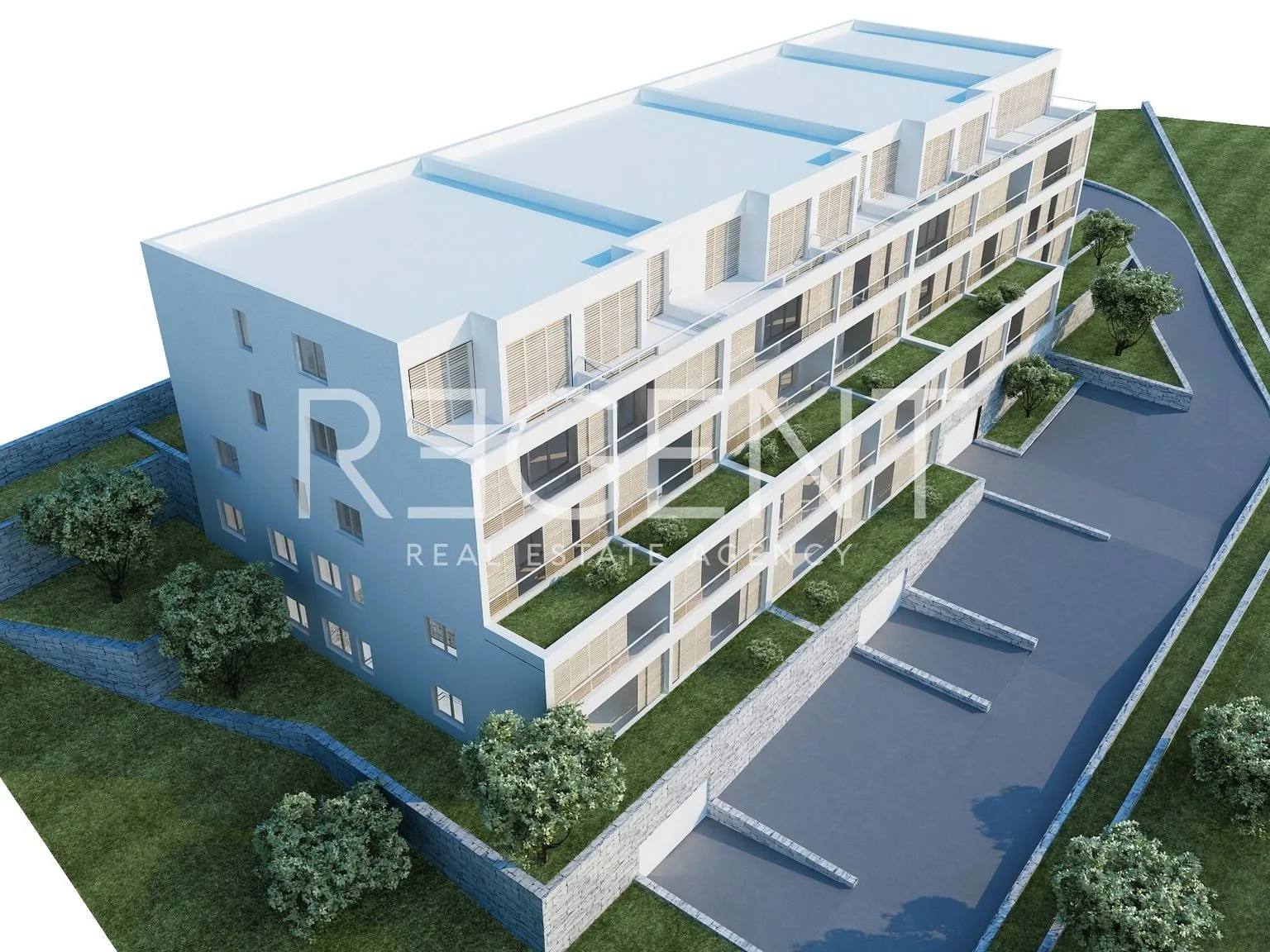 šibenik, meterize - građevinsko zemljište s projektom za sedam zgrada - slika 4