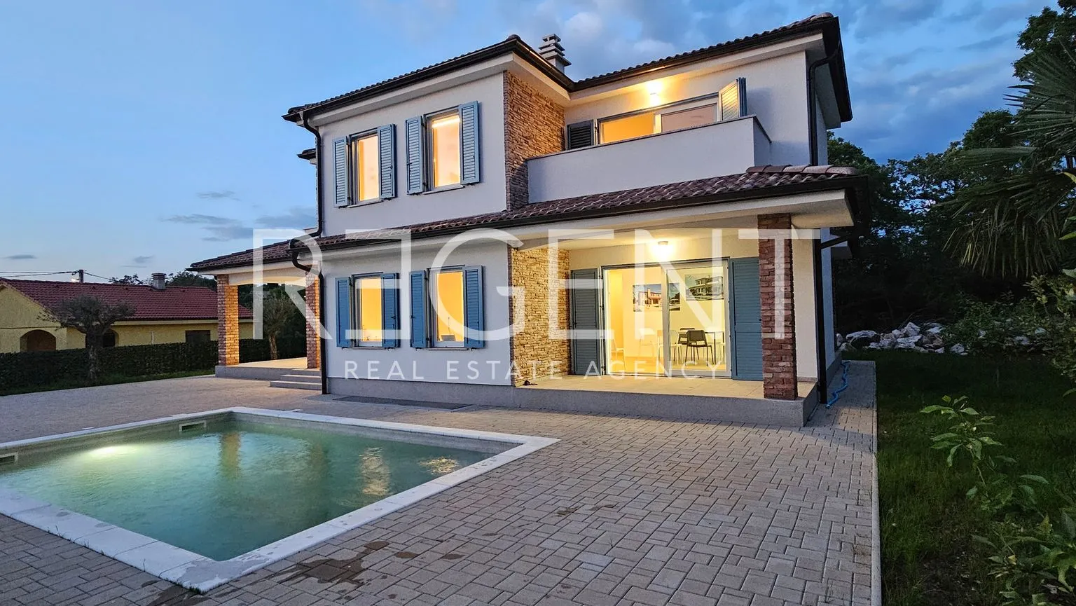krk, gabonjin - luksuzna vila u mirnom okruženju 250 m2 - slika 2