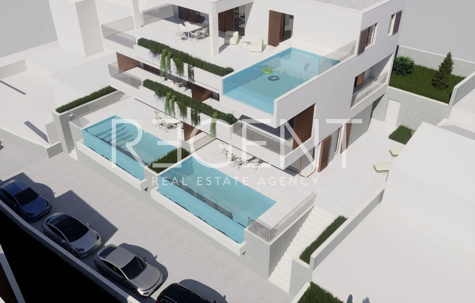 trogir, sevid - luksuzan penthouse s bazenom - slika 9