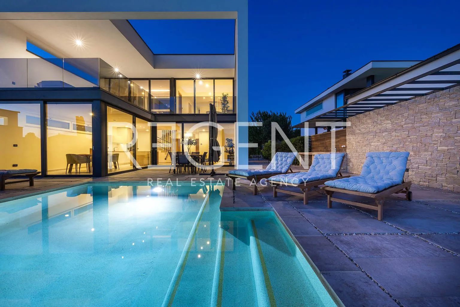 krk, linardići - moderna luksuzna vila s infinity bazenom i pogledom na more 200m2 - slika 6