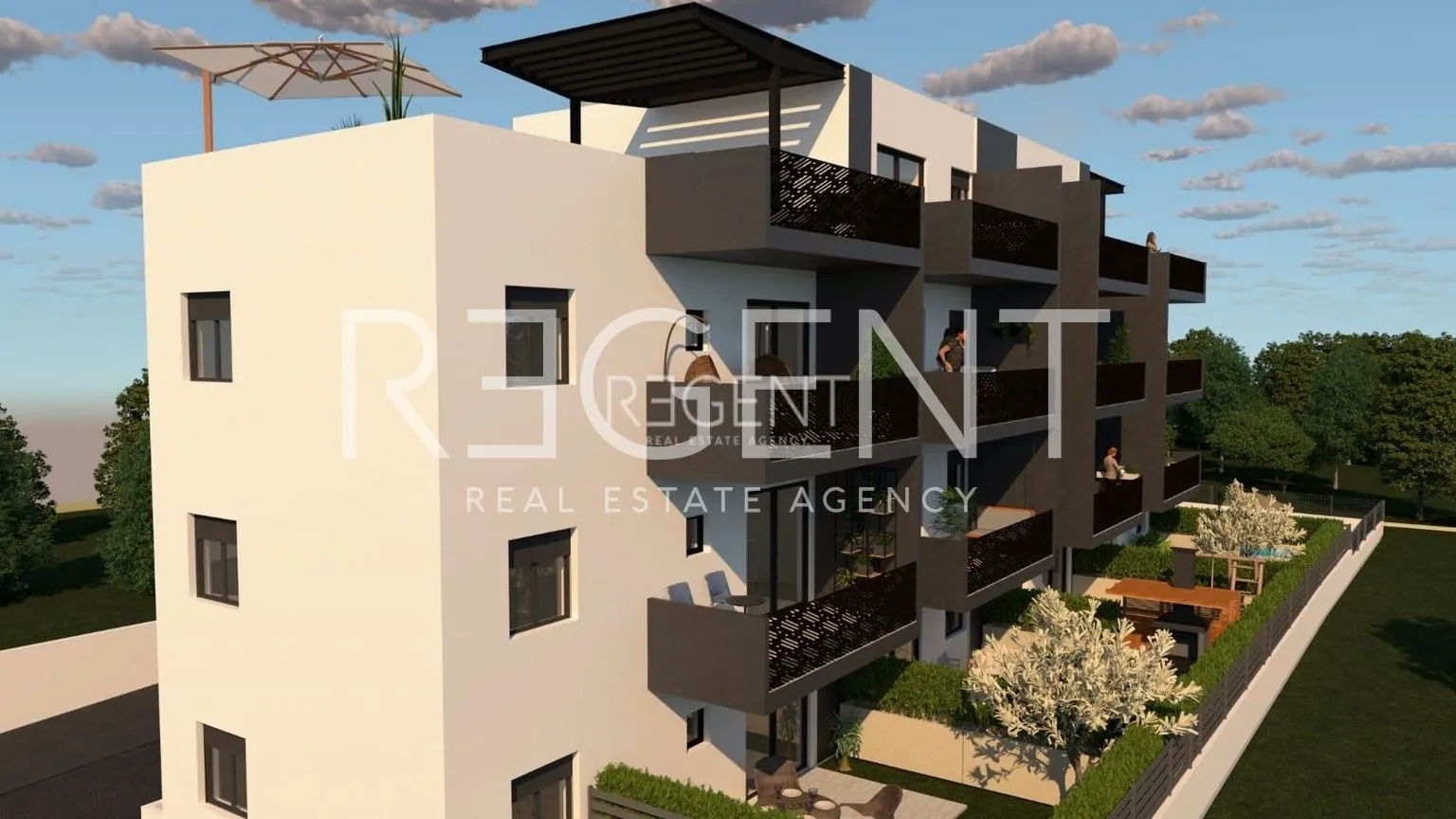 trogir – moderan penthouse 56 m2 novogradnja - slika 8