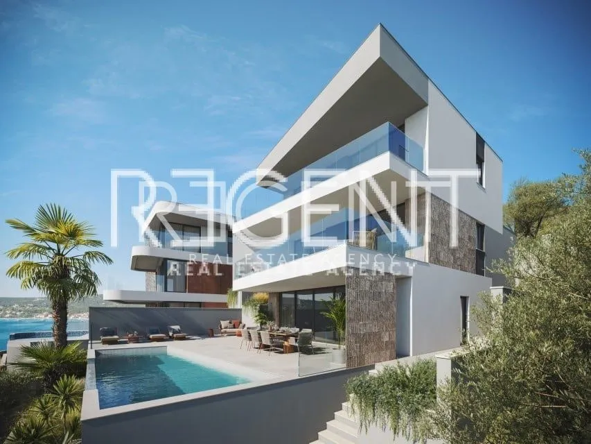 marina, vinišće - zemljište s projektom za gradnju vile i ishodovanom građevinskom dozvolom, 605 m2 - slika 6