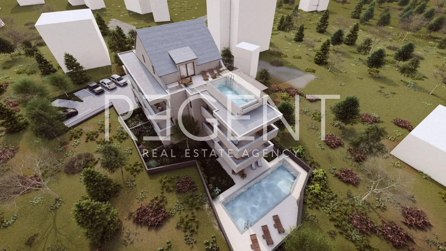 šibenik, rogoznica - penthouse s privatnim bazenom na terasi 92 m2 - slika 2