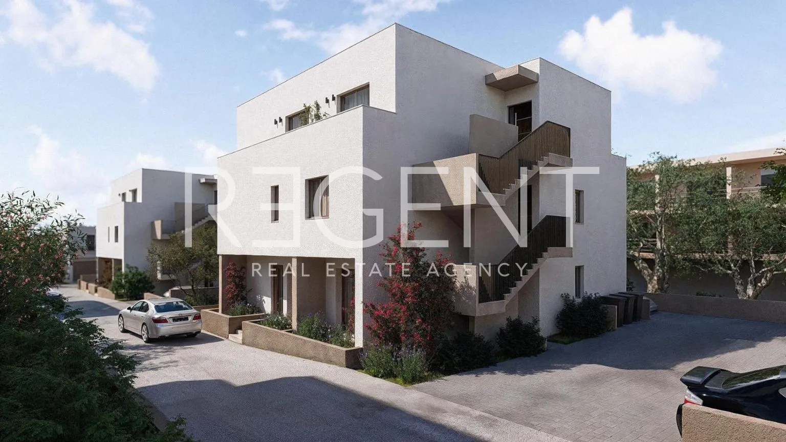 stan 60,33 m², kaštel štafilić — 3s, novogradnja, prvi red do mora - slika 4
