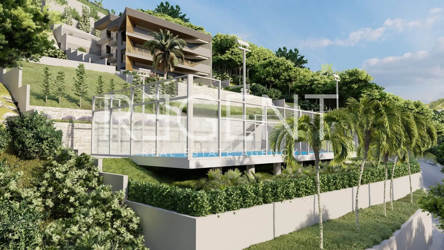 omiš, borak – zemljište s projektom za izgradnju tri luksuzne vile 2460m2 - slika 9