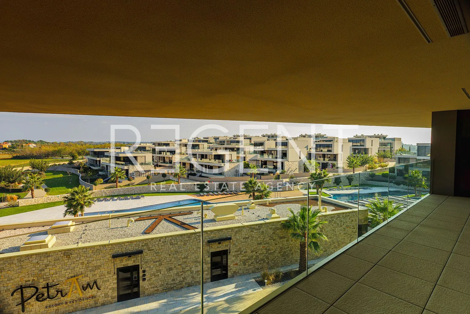 istra, petram resort – apartman 99,00 m², 2ss, 1. kat, pogled na park - slika 17