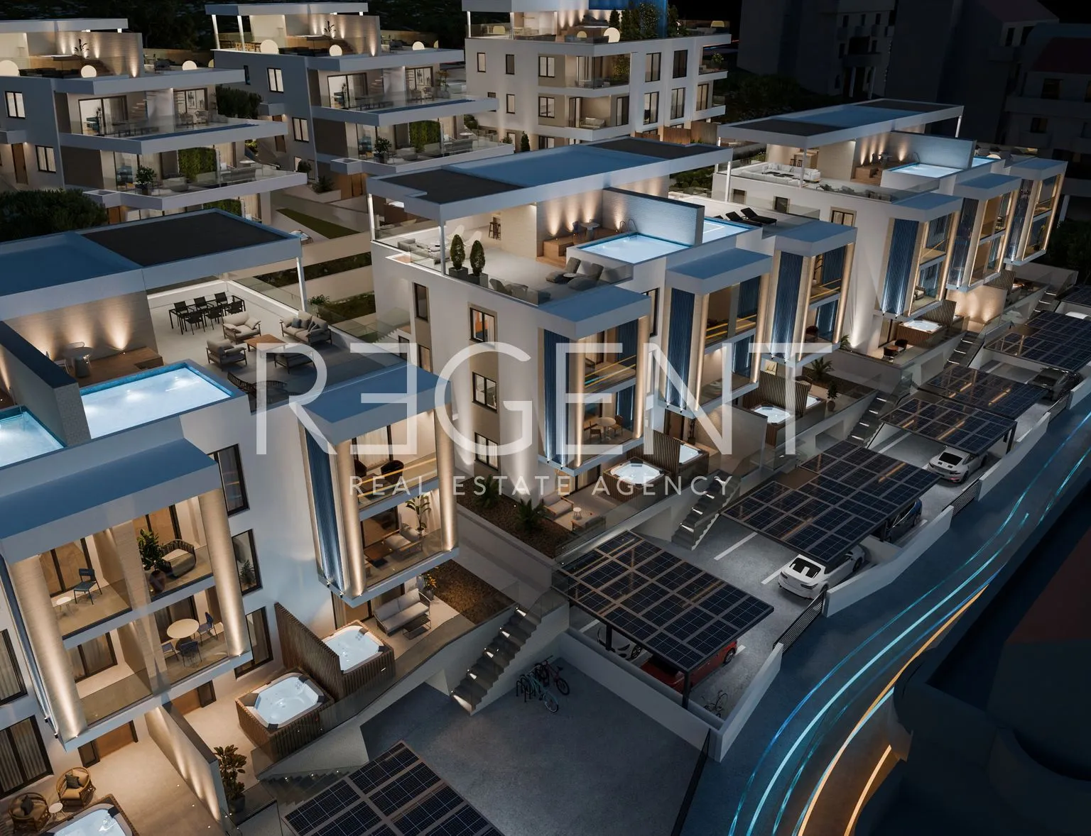 trogir, čiovo – apartman u luksuznom apartmanskom naselju u blizini mora 52,04 m2 - slika 15