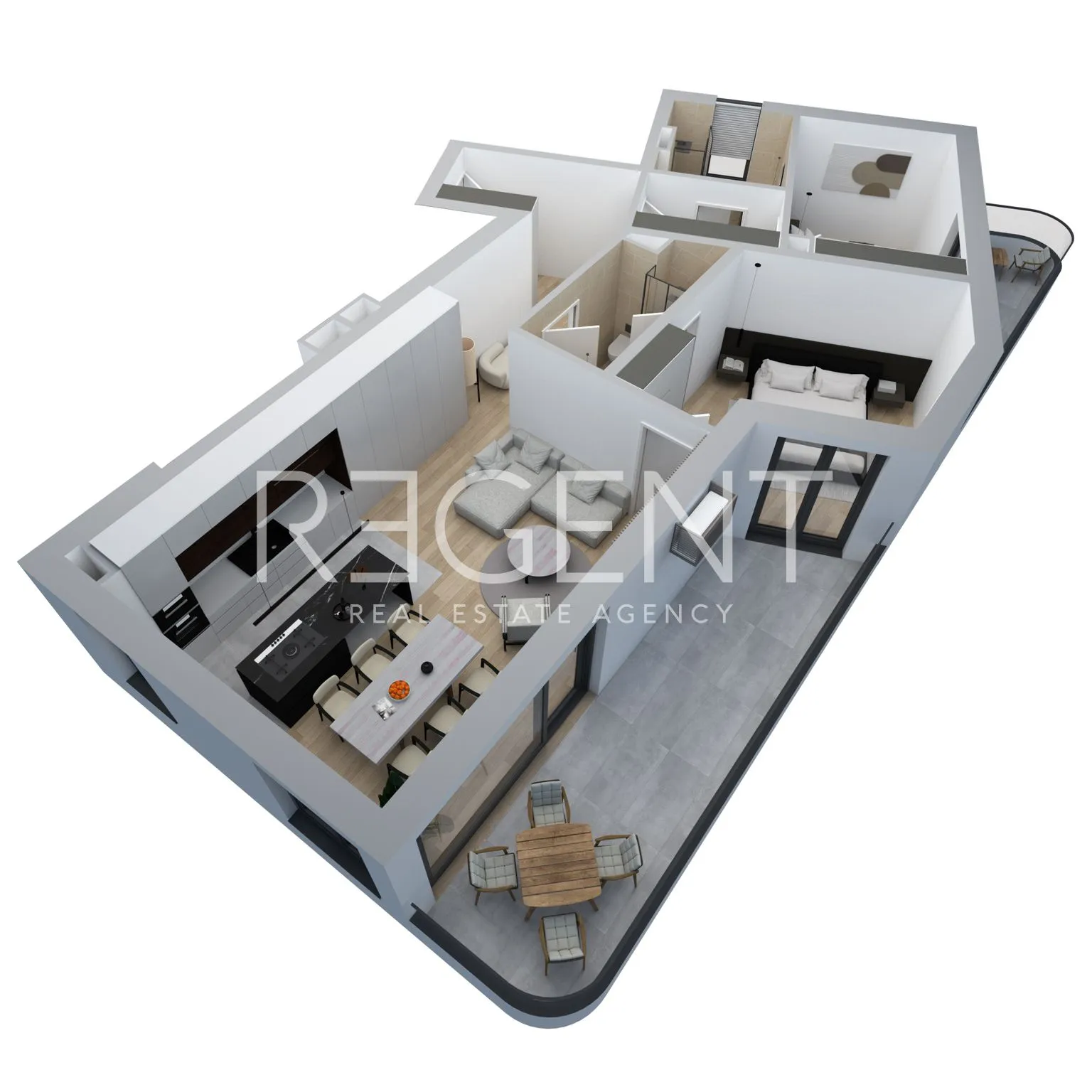 umag – stan 106,5 m², 2s+db, novogradnja, blizina mora - slika 9