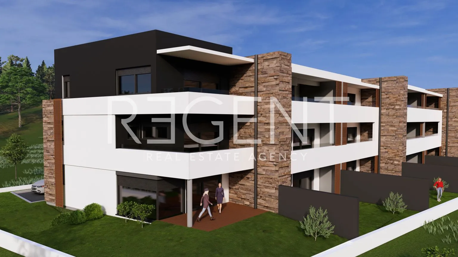 Vila 220m2, Umag - okolica -4S, vrt, prvi red do mora - Zambratija, Umag