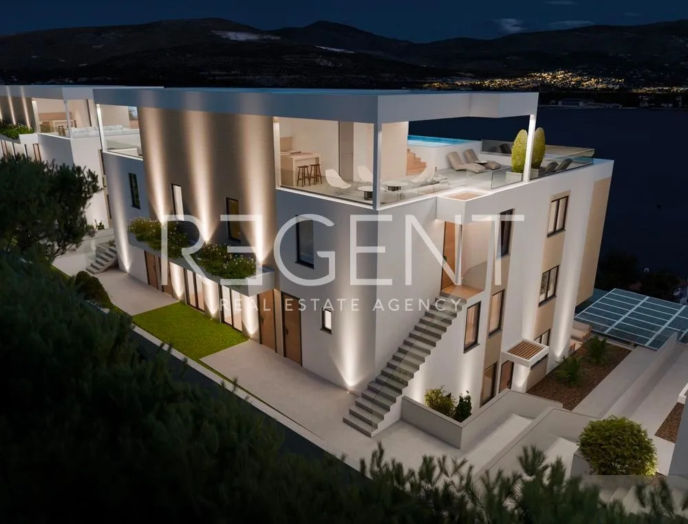 trogir, čiovo - apartman u luksuznom apartmanskom naselju u blizini mora 75 m2 - slika 6