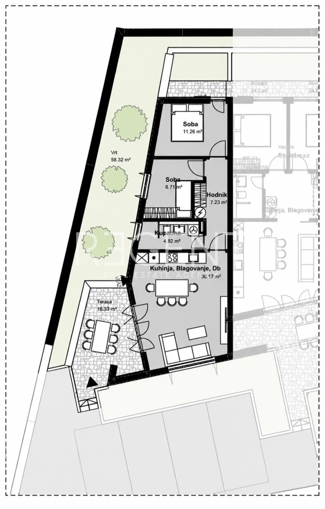stan 62 m², lumbarda korčula- 3s, prvi redu do mora - slika 10