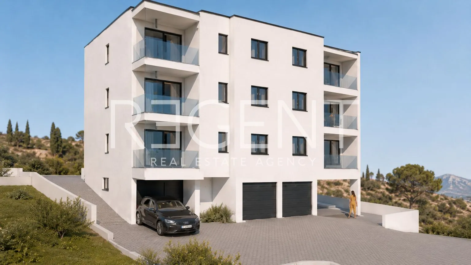stan 53 m², makarska, širi centar - 1 ss, pogled na more - slika 3