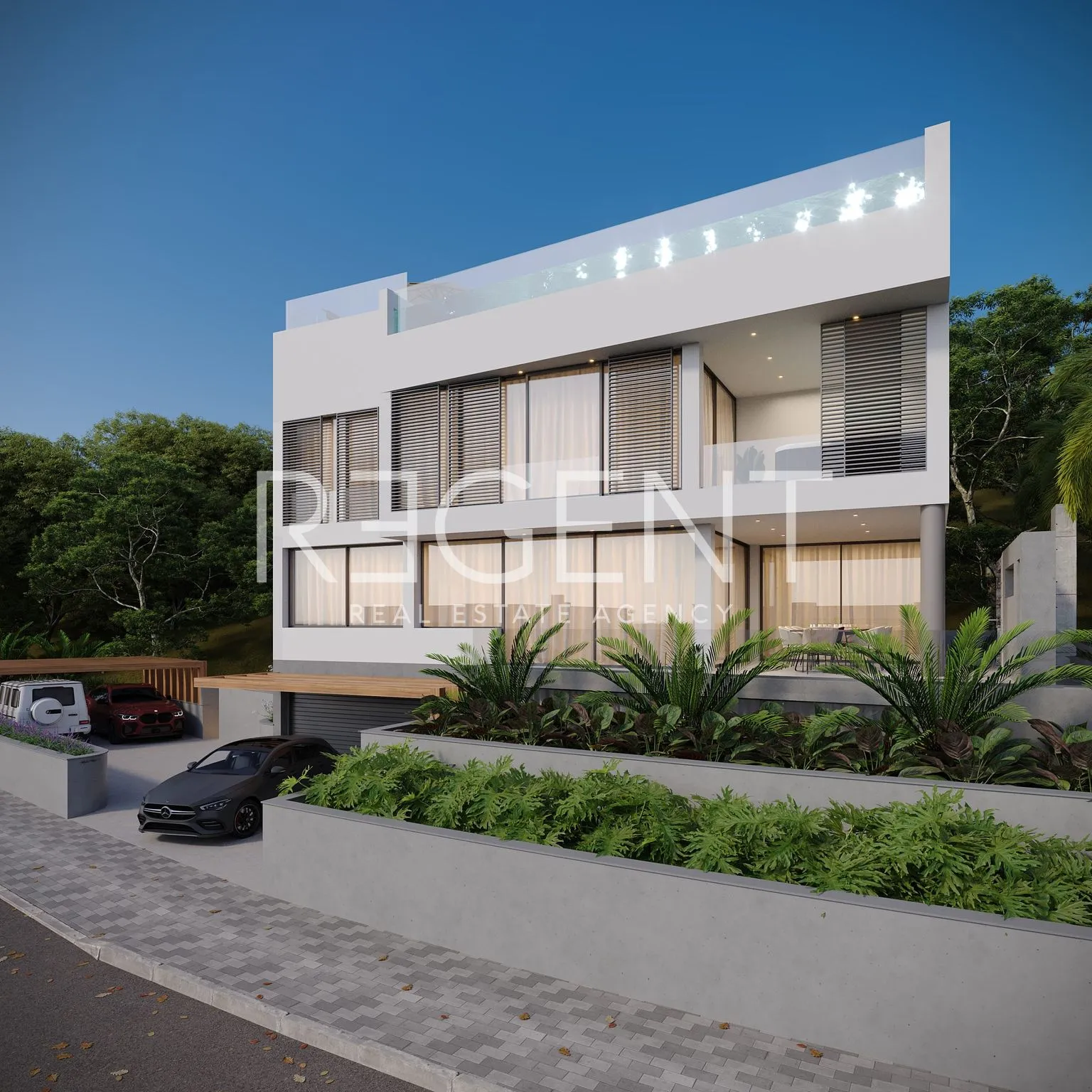 split, podstrana - građevinsko zemljište sa projektom vile i dozvolom - slika 2