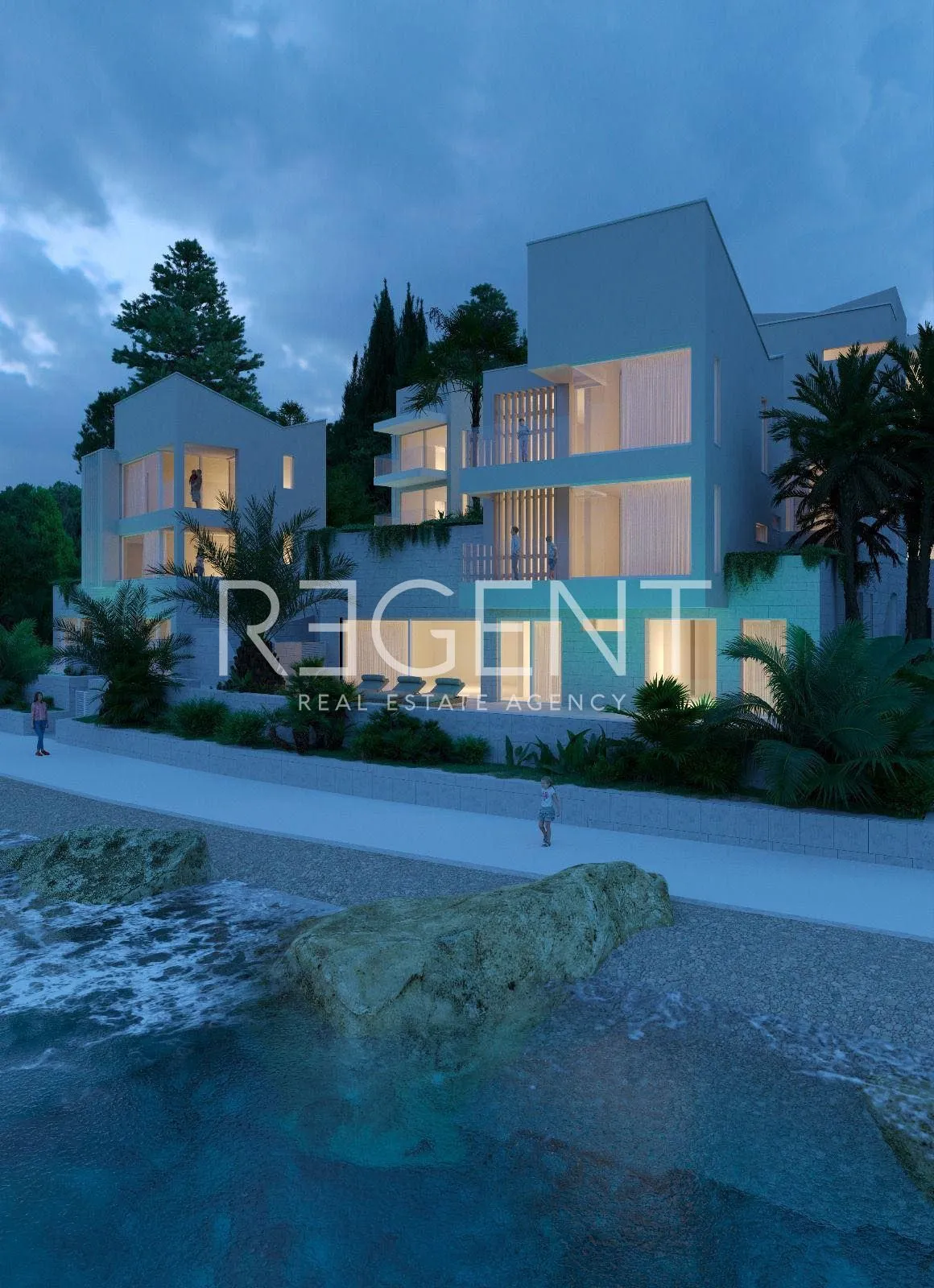 seget, seget donji - luksuzna villa s bazenom prvi red uz more - slika 9