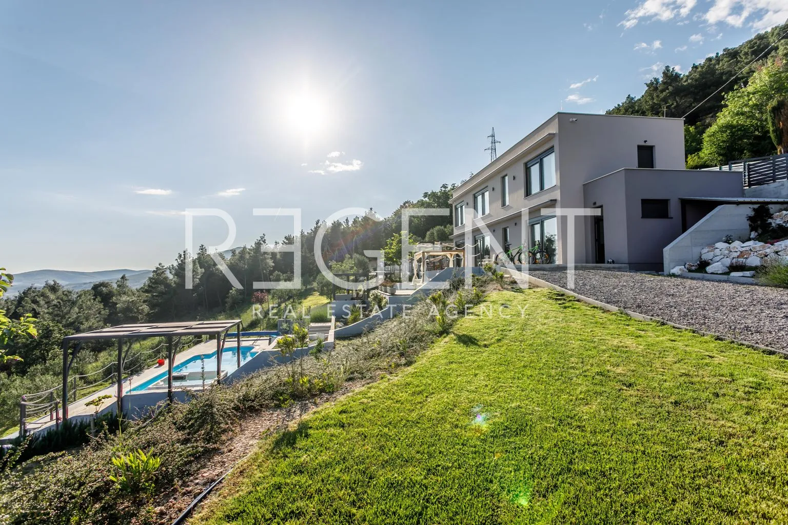 vila 232 m², kaštel stari — 4ss, grijani bazen, pogled na more - slika 6
