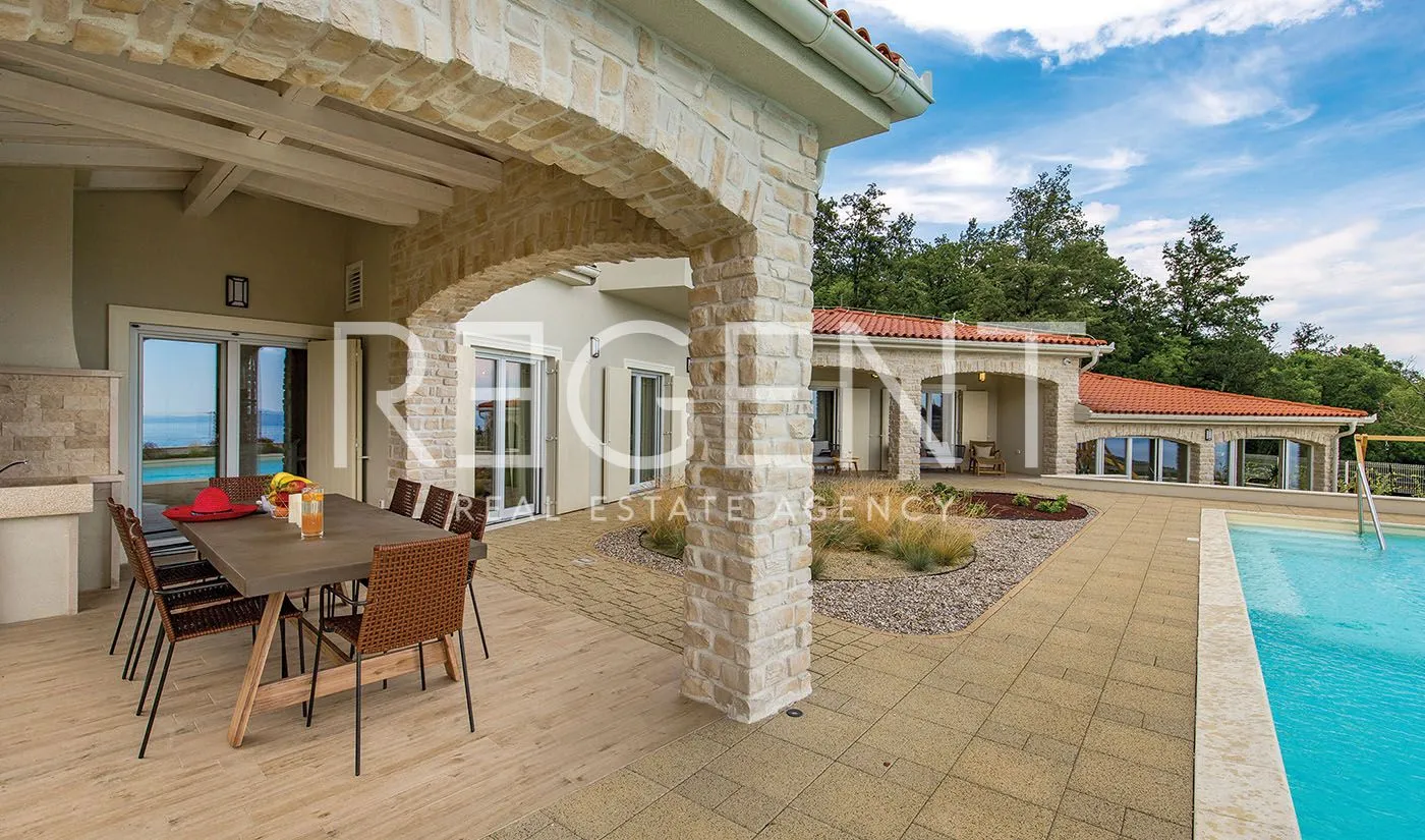 opatija, veprinac – luksuzna vila na parceli od 1175 m2 - slika 4
