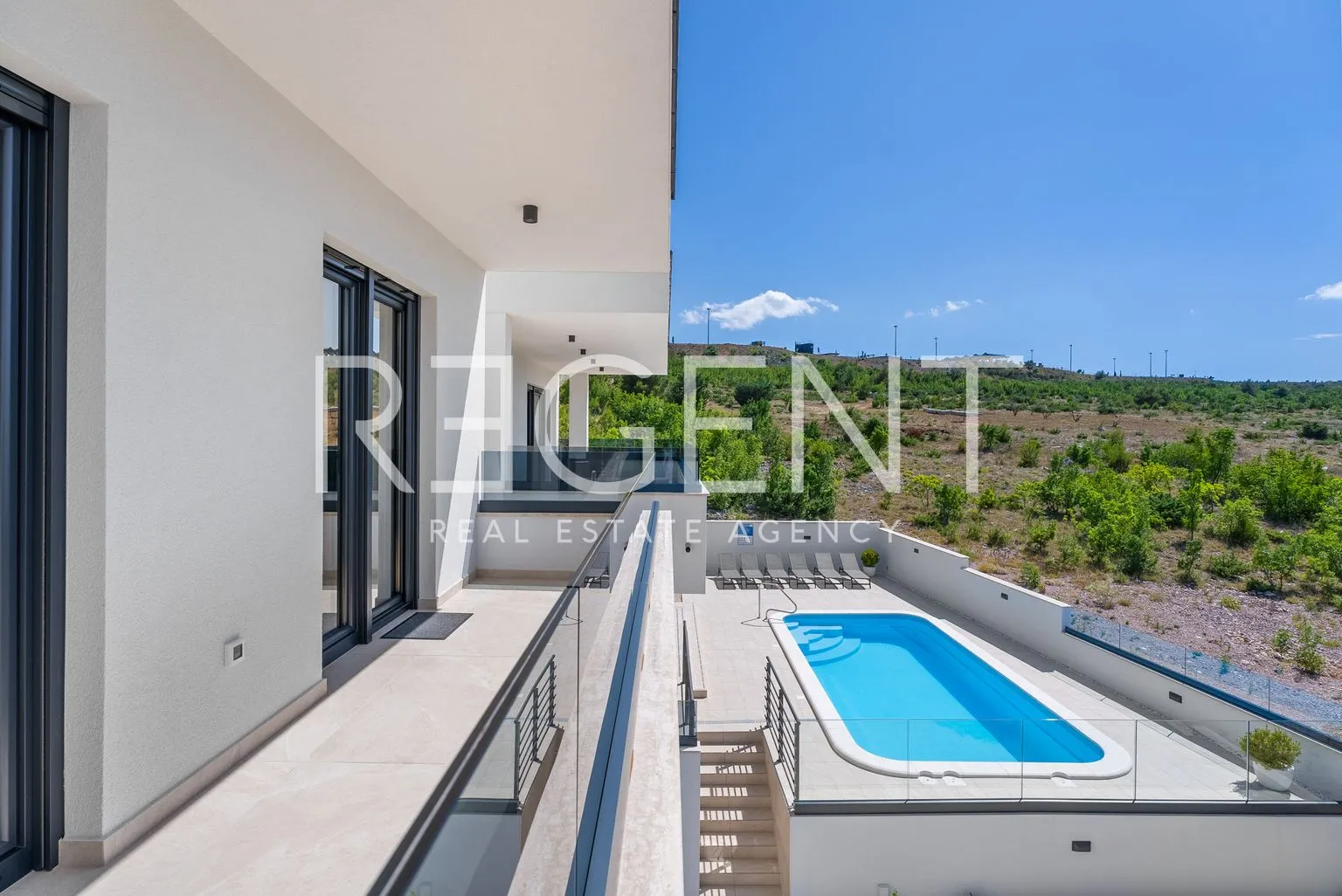 zadar, rovanjska – novoizgrađena vila s bazenom i pogledom na more - slika 21
