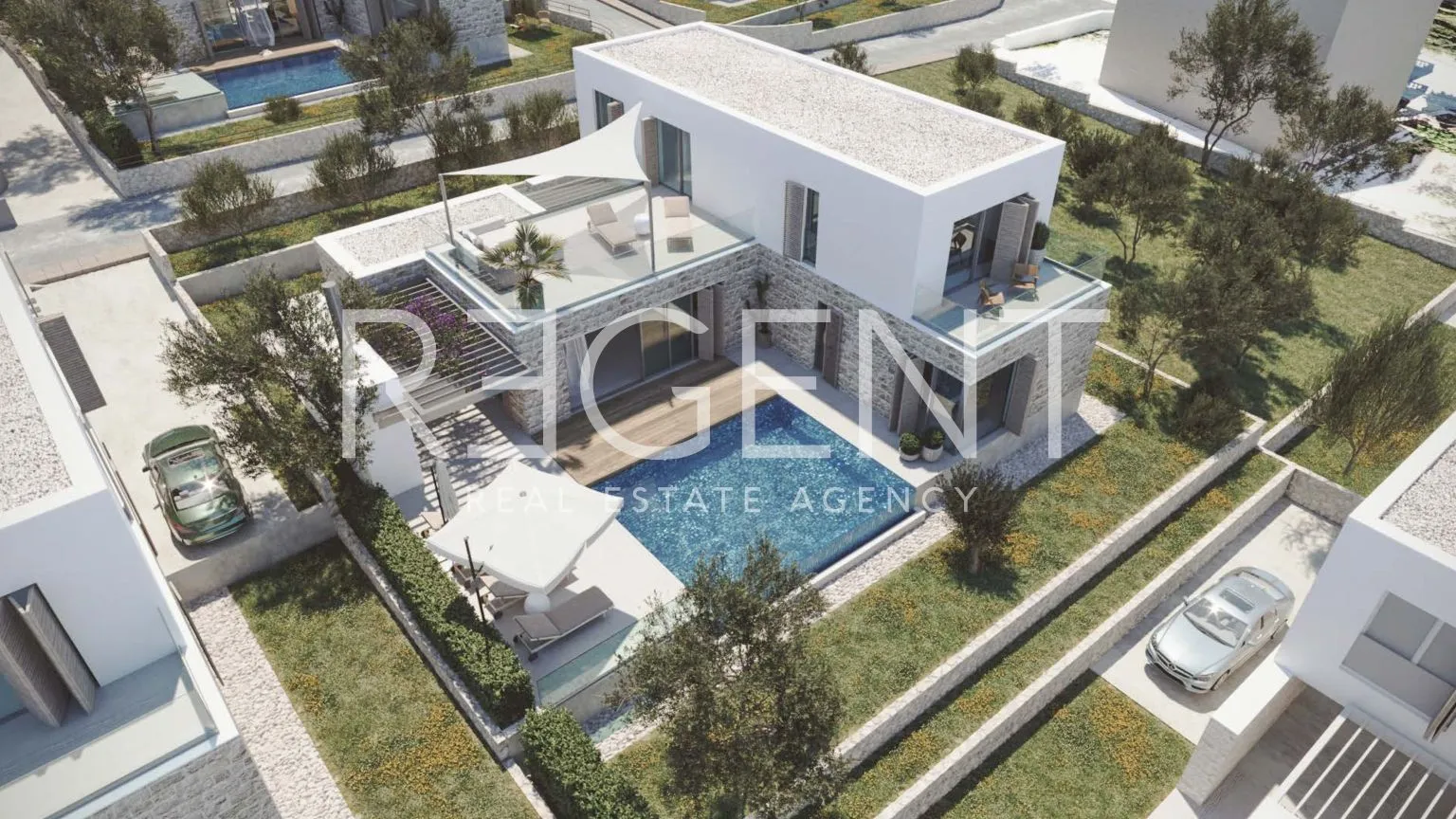 brač, supetar - vila s bazenom u luksuznom kompleksu 255 m2 - slika 6