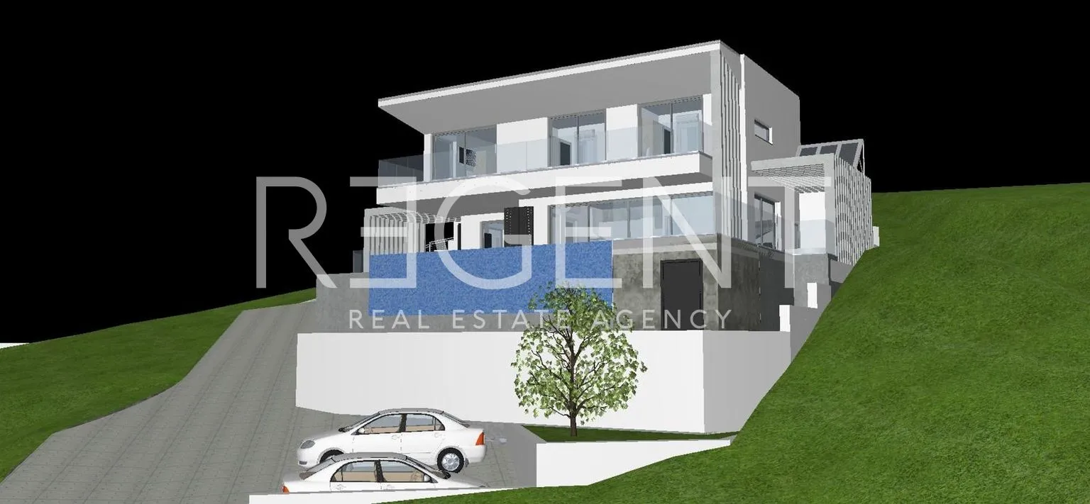 dugi rat – građevinska zemljišta s projektima modernih vila i pogledom - slika 2