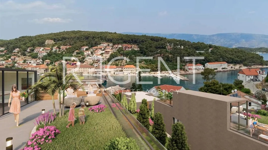 hvar, jelsa - luksuzna villa s bazenom i pogledom na more - slika 13