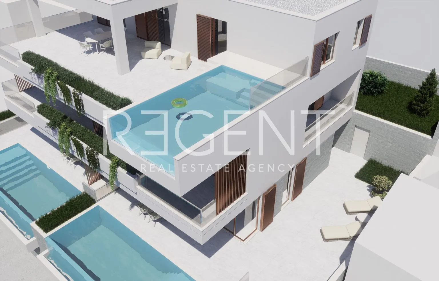 trogir, sevid - luksuzan penthouse s bazenom - slika 4