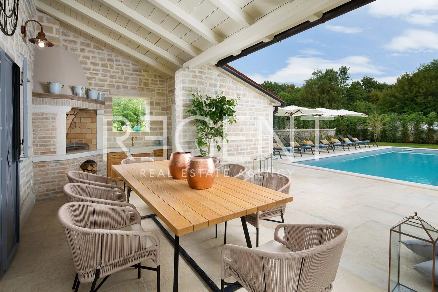 istra, poreč - elegantna kamena vila u prekrasnoj istri - slika 3