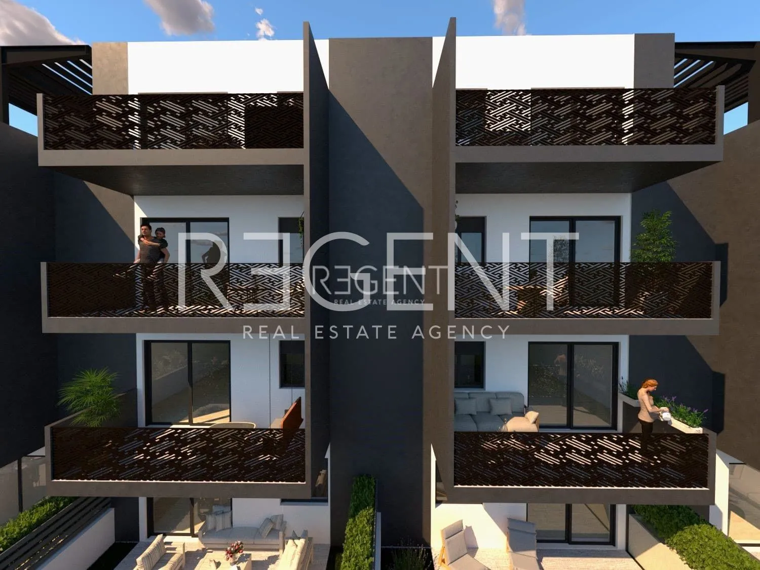 trogir – moderan penthouse 56 m2 novogradnja - slika 2