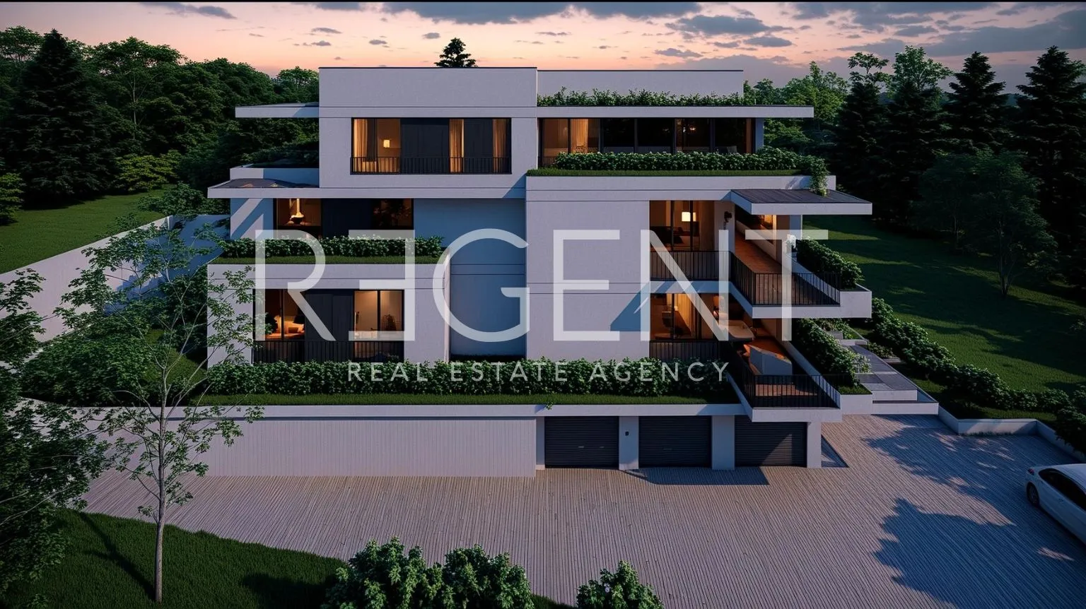 Penthouse 170 m², Šestine — terase, pogled, 2 parkinga - Zagreb