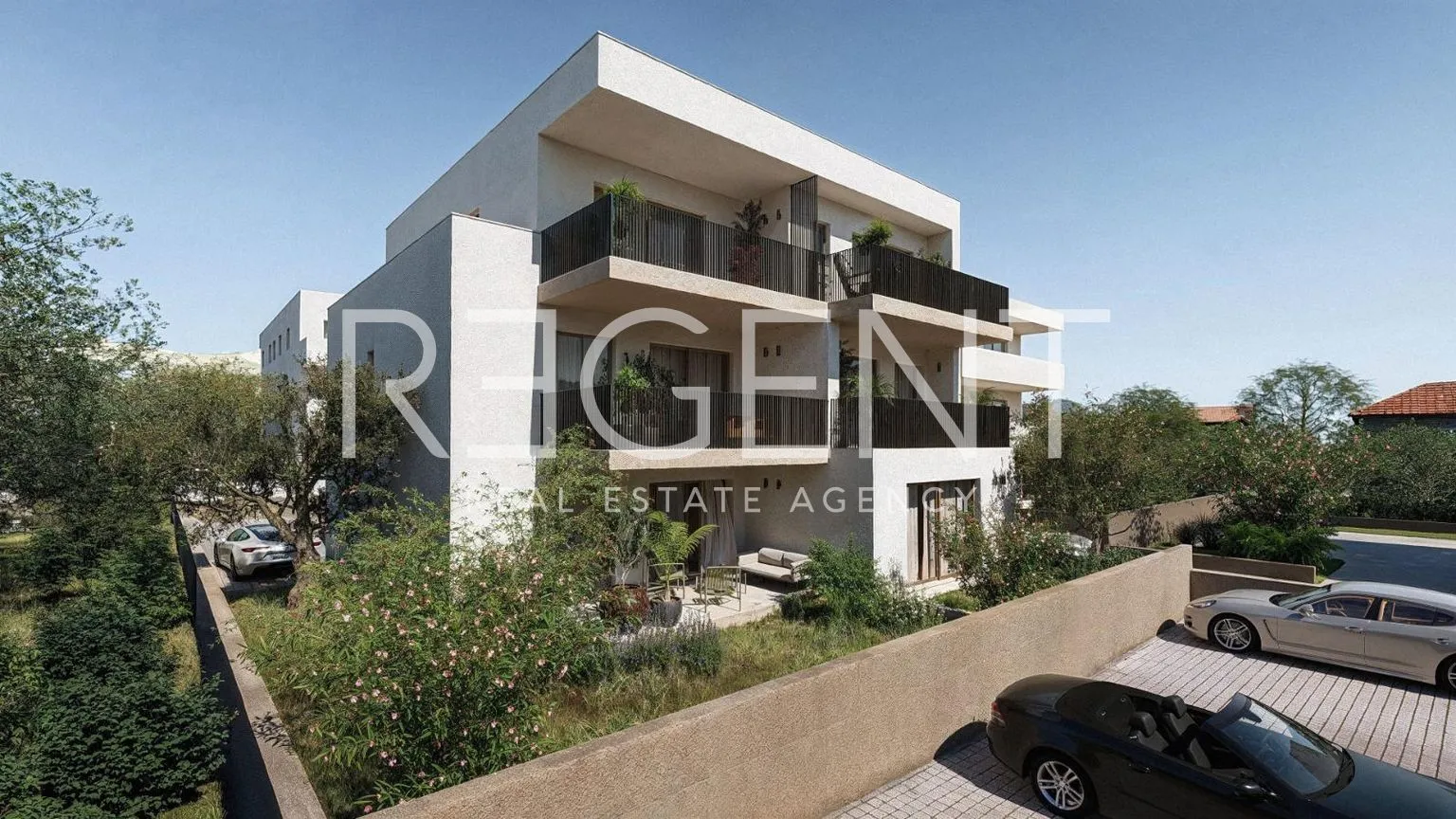stan 60,33 m², kaštel štafilić — 3s, novogradnja, prvi red do mora - slika 9