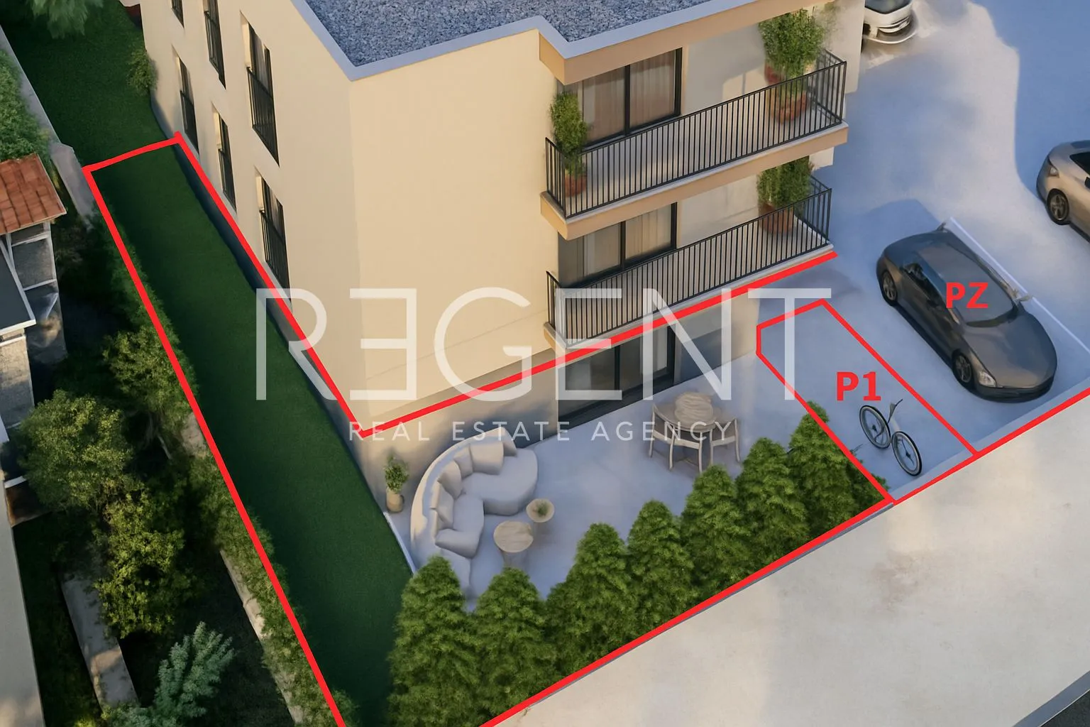trogir – trosoban stan s terasom i vrtom - slika 2