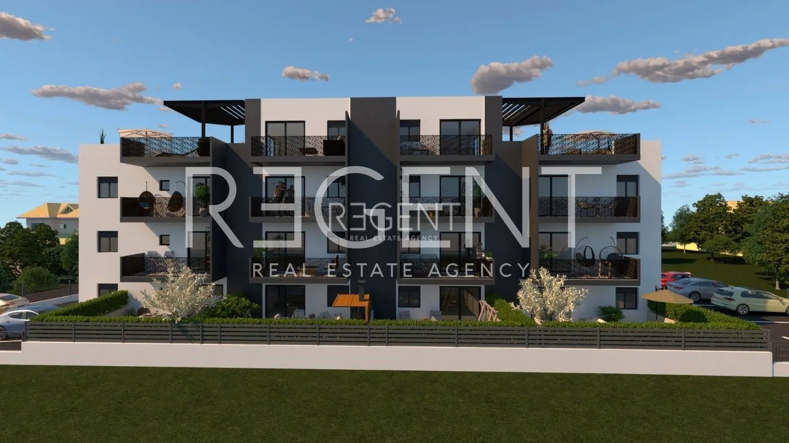 trogir – moderan penthouse 56 m2 novogradnja - slika 1