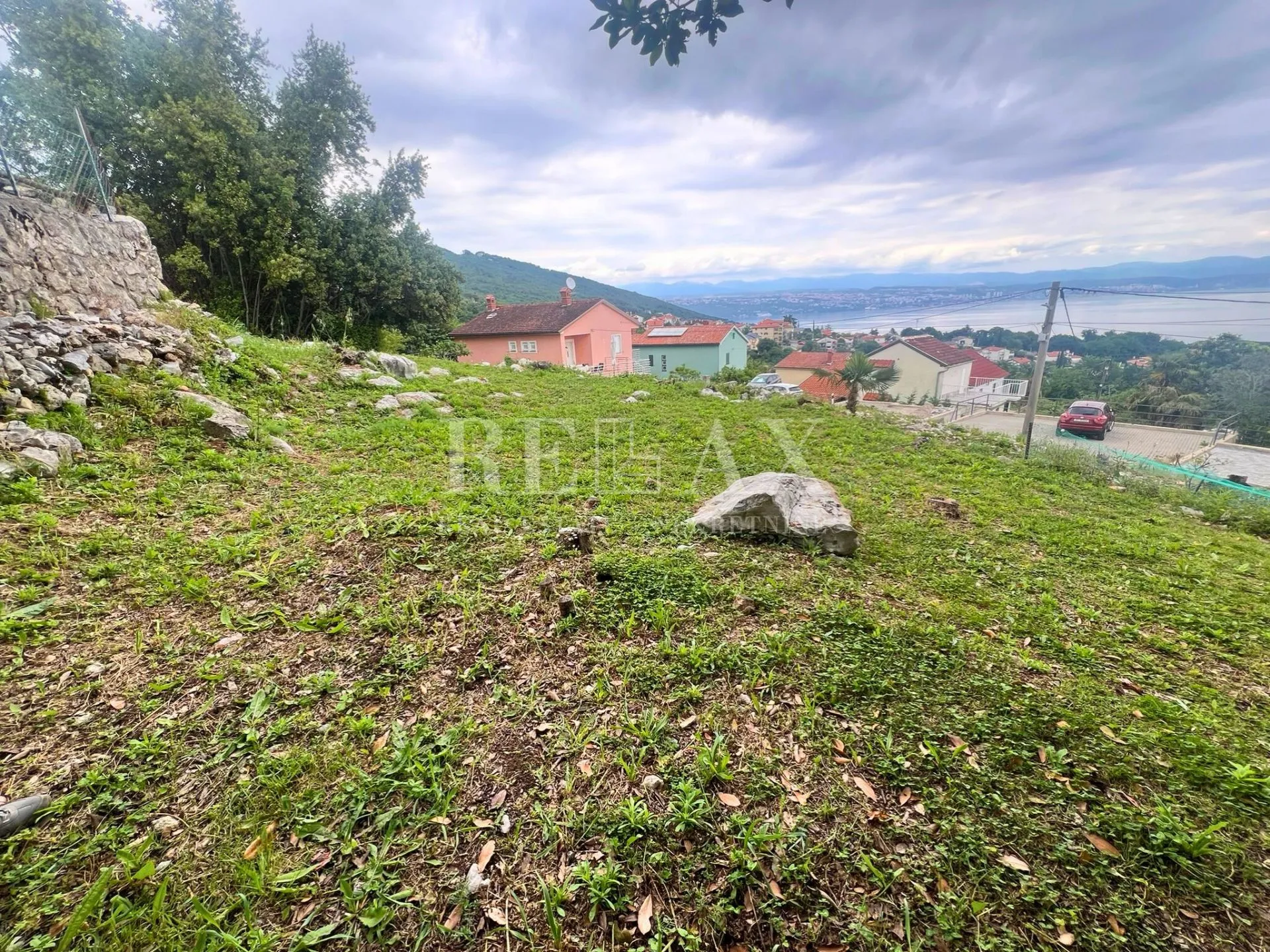 oprić, lovran - građevinsko zemljište sa pogledom na more - slika 3