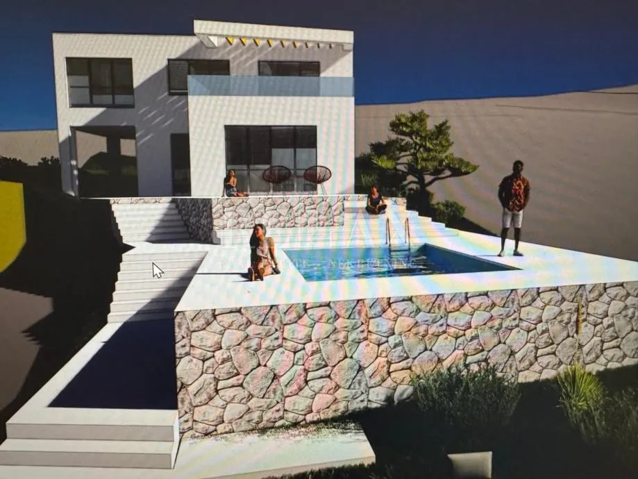 Hreljin - građevinsko zemljište s idejnim projektom - Hreljin, Bakar