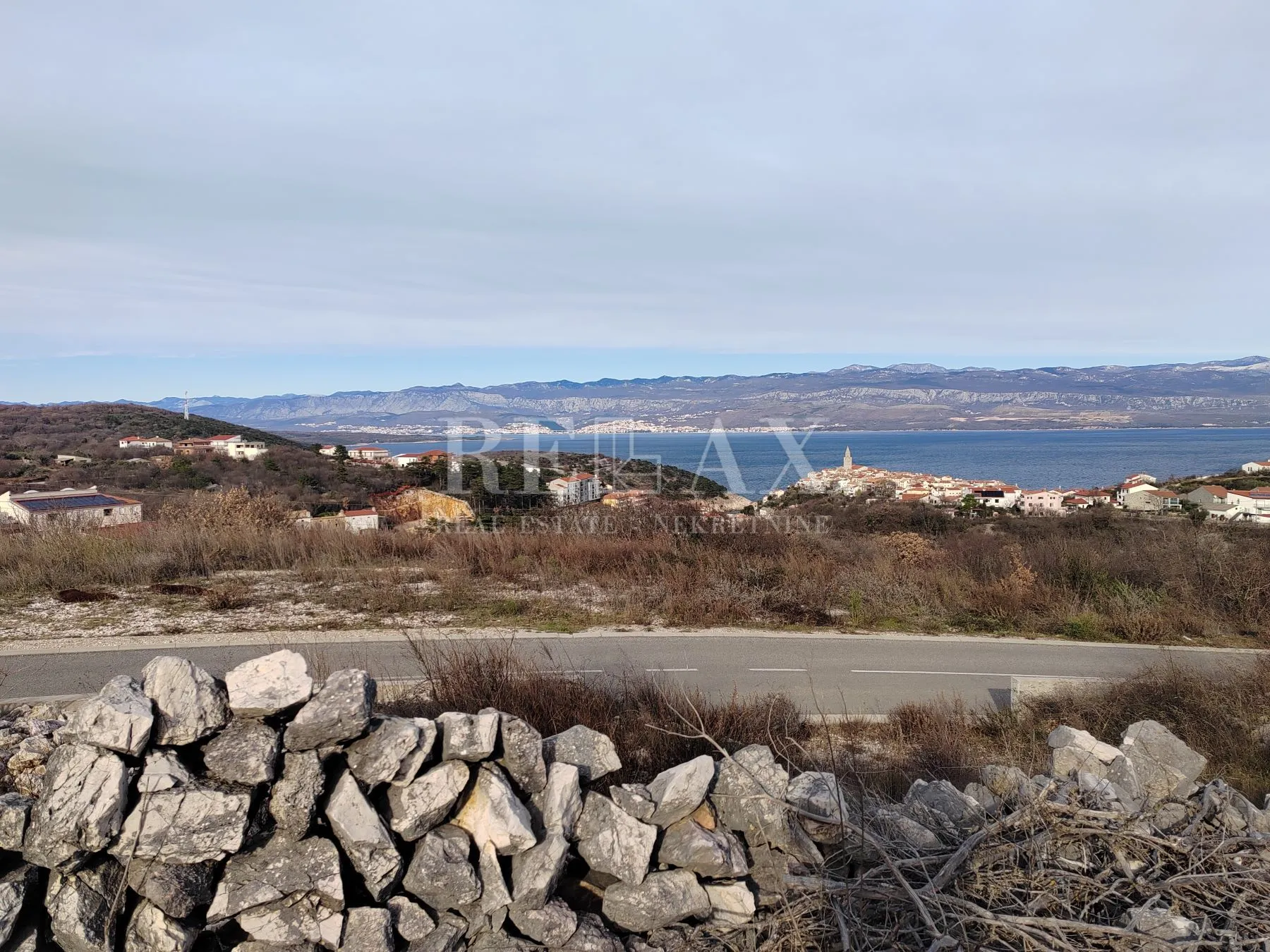Krk, Vrbnik - veliko građevinsko zemljište