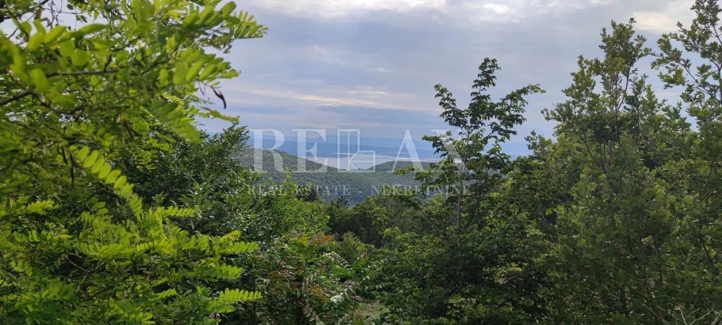 Grižane - građevinsko zemljište s pogledom na more - Grižane, Vinodolska općina