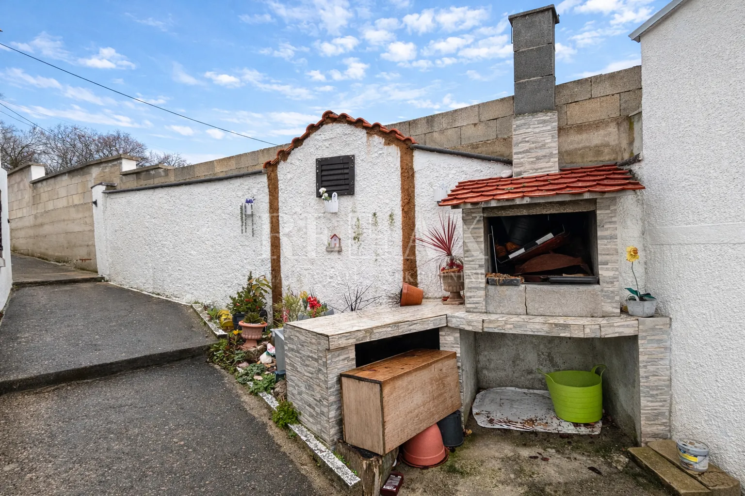 novi vinodolski, donji zagon - kuća s garažom, pogled na more - slika 26