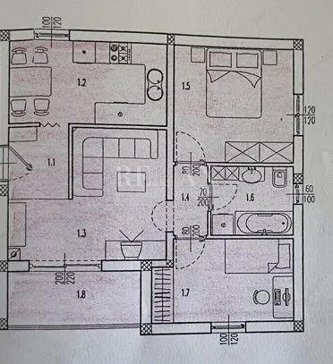 rijeka, mladenići - dvosobni stan s parkirnim mjestom - slika 12